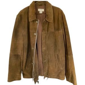 J Crew Men’s Suede Jacket Like New! Brown Size XL